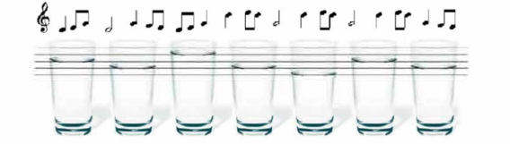 Работа балансира на примере стаканов с водой